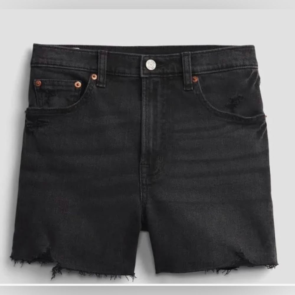4inch Gap high rise black short